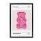Stupell Industries Intuition Phrase Candy Bear Floating Frame Design by LSR Design Studio